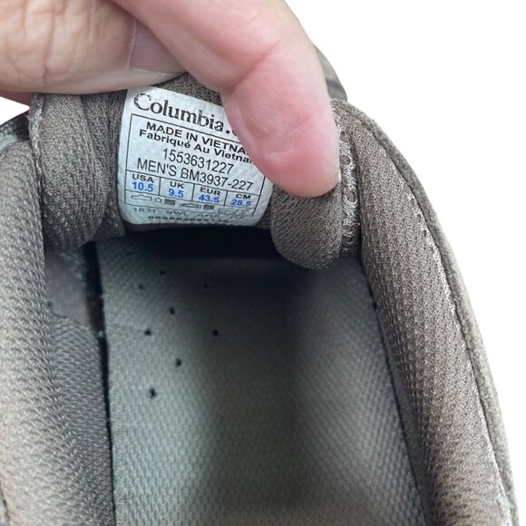 Columbia TechLite Mens Brown Suede Mesh Hiking Trail Shoes Size 10.5 SKU 9429 - Picture 7 of 14